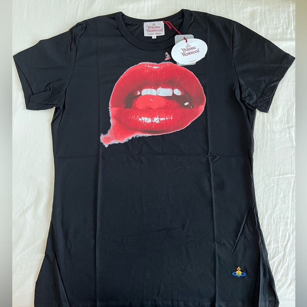 Vivienne Westwood Lips TShirt black
